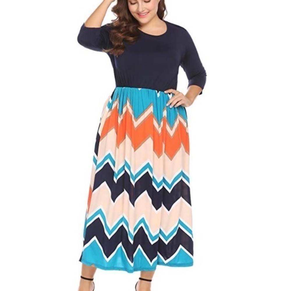 Chevron super soft dress.  NWT